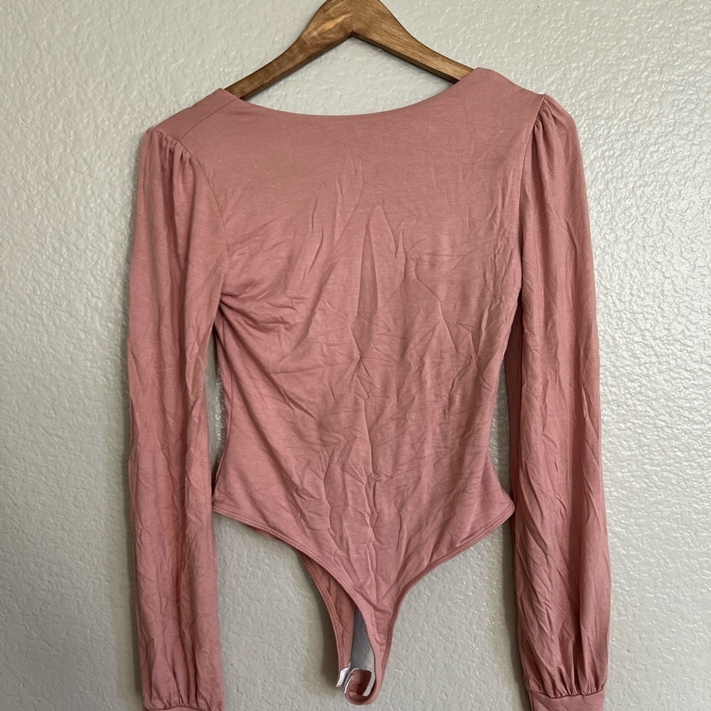 Bundle of 3 Kaylene V-Neck Balloon Sleeve Bodysuits - Picture 11 of 15